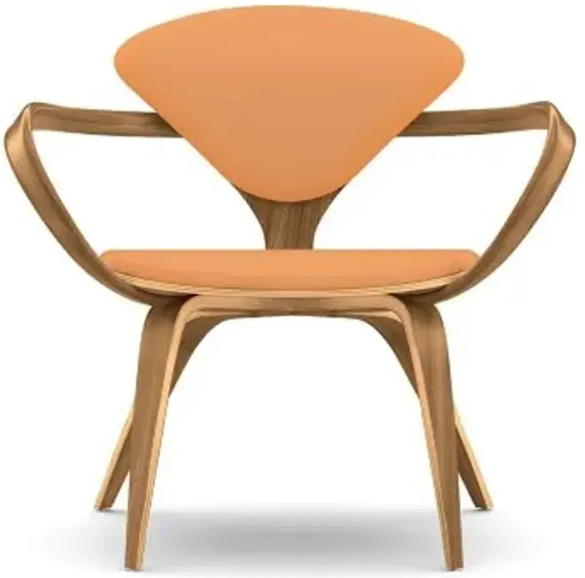 Cherner Seat and Back Upholstered Lounge Armchair