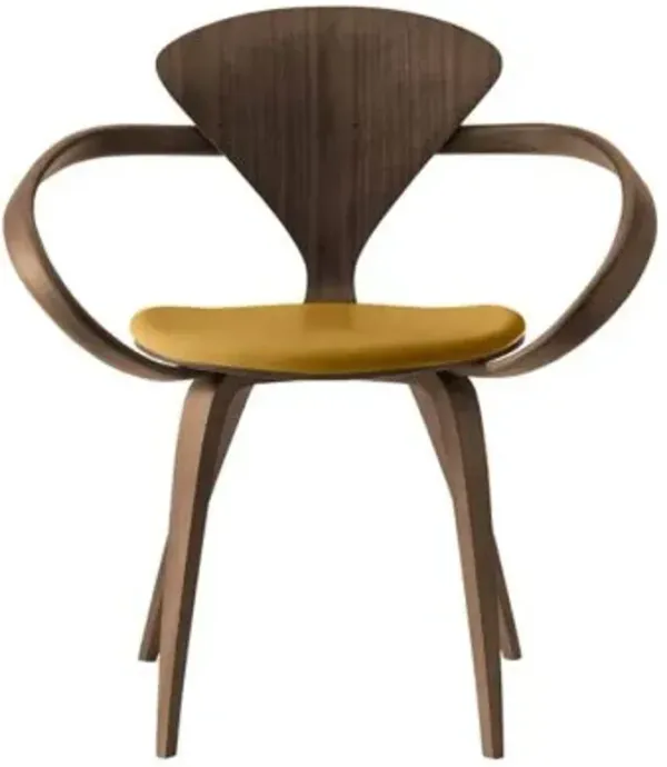 Cherner Armchair with Seat Pad