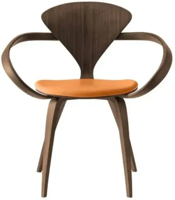Cherner Armchair with Seat Pad