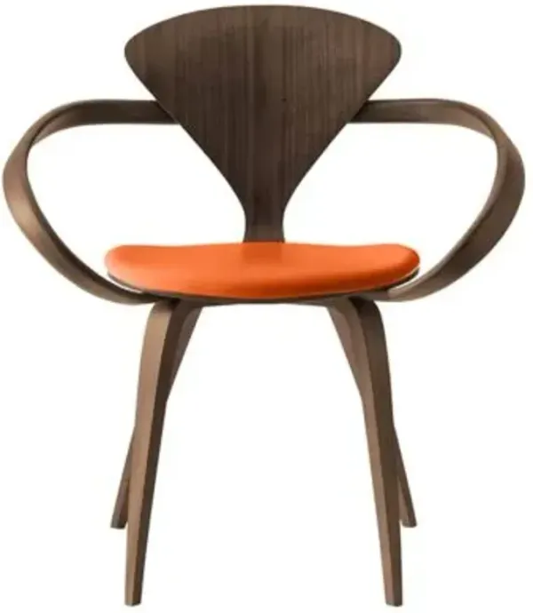 Cherner Armchair with Seat Pad