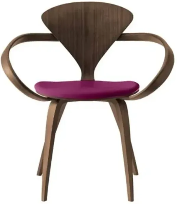 Cherner Armchair with Seat Pad