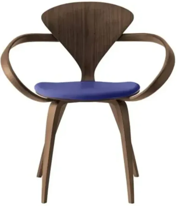 Cherner Armchair with Seat Pad