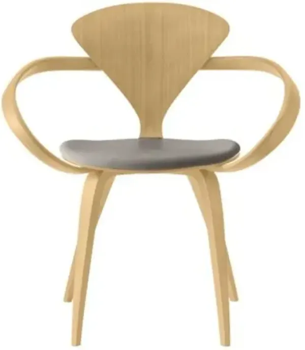 Cherner Armchair with Seat Pad