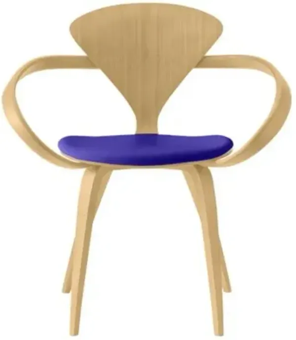 Cherner Armchair with Seat Pad
