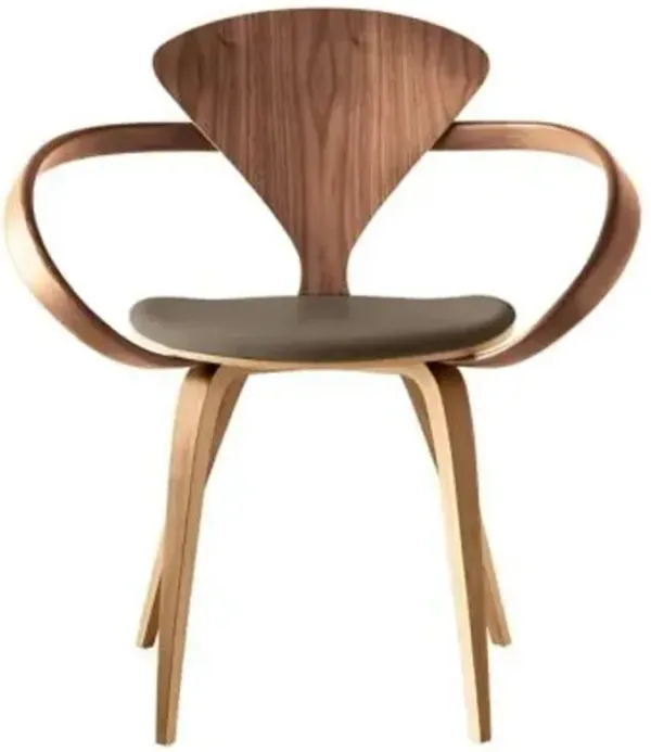 Cherner Armchair with Seat Pad