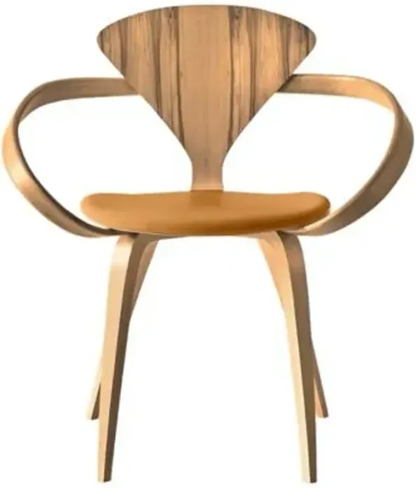 Cherner Armchair with Seat Pad