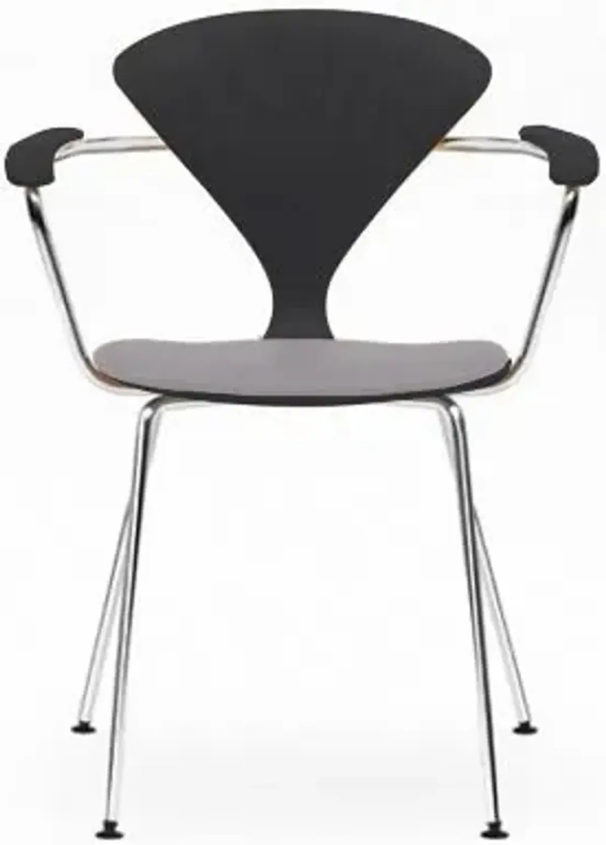 Cherner Metal Base Armchair with Seat Pad