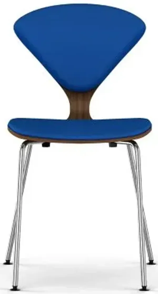 Cherner Seat and Back Upholstered Metal Base Chair