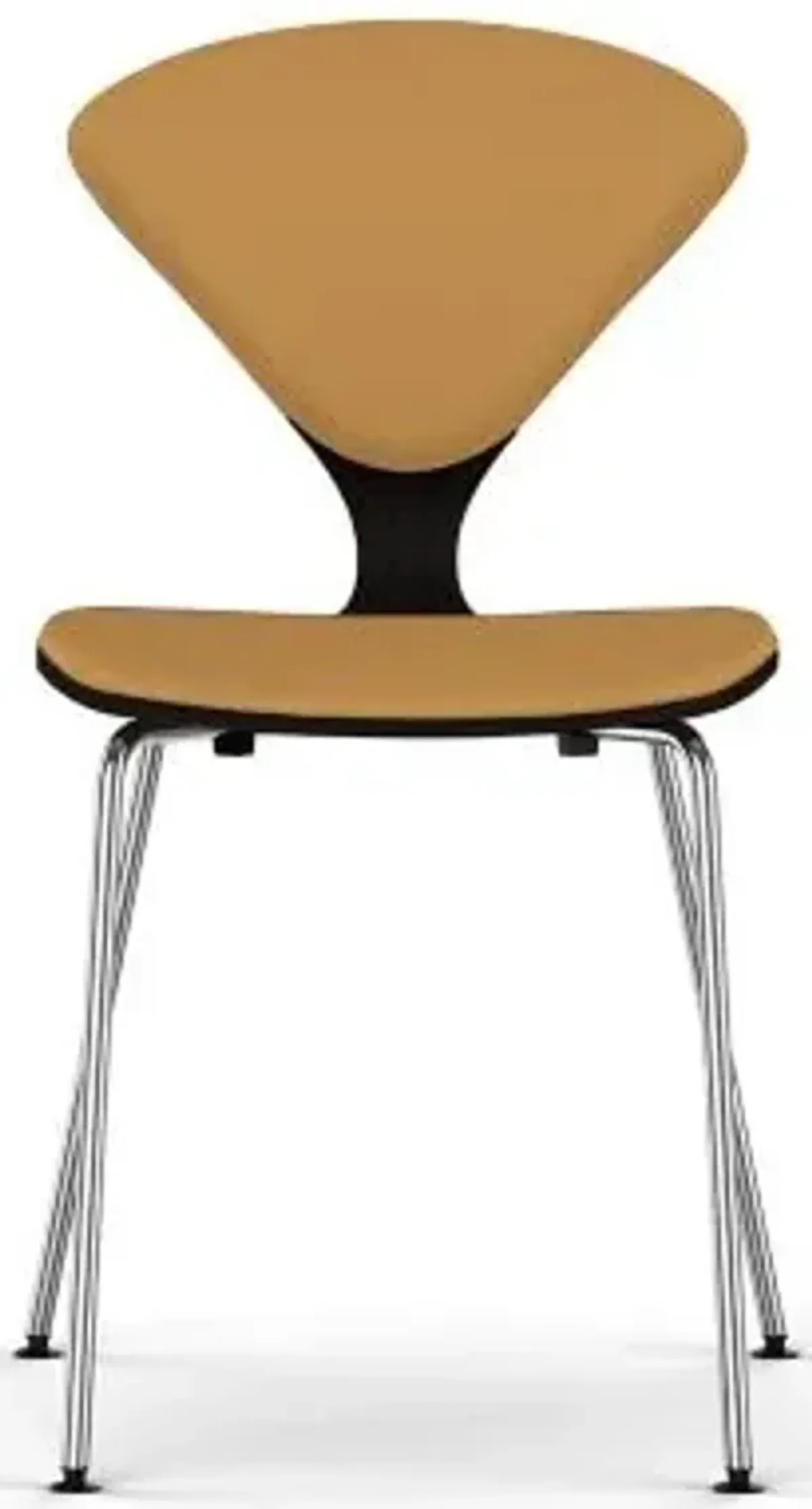 Cherner Seat and Back Upholstered Metal Base Chair