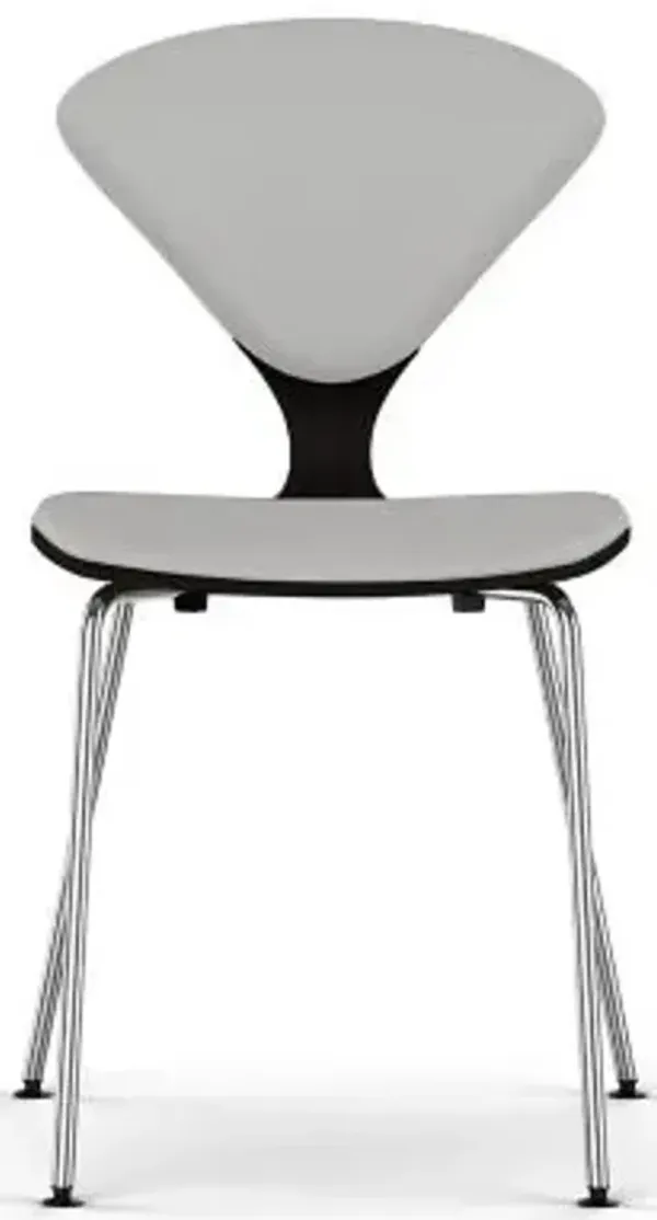 Cherner Seat and Back Upholstered Metal Base Chair