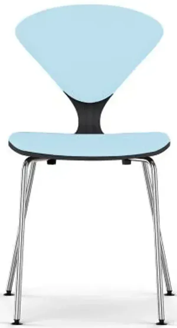 Cherner Seat and Back Upholstered Metal Base Chair
