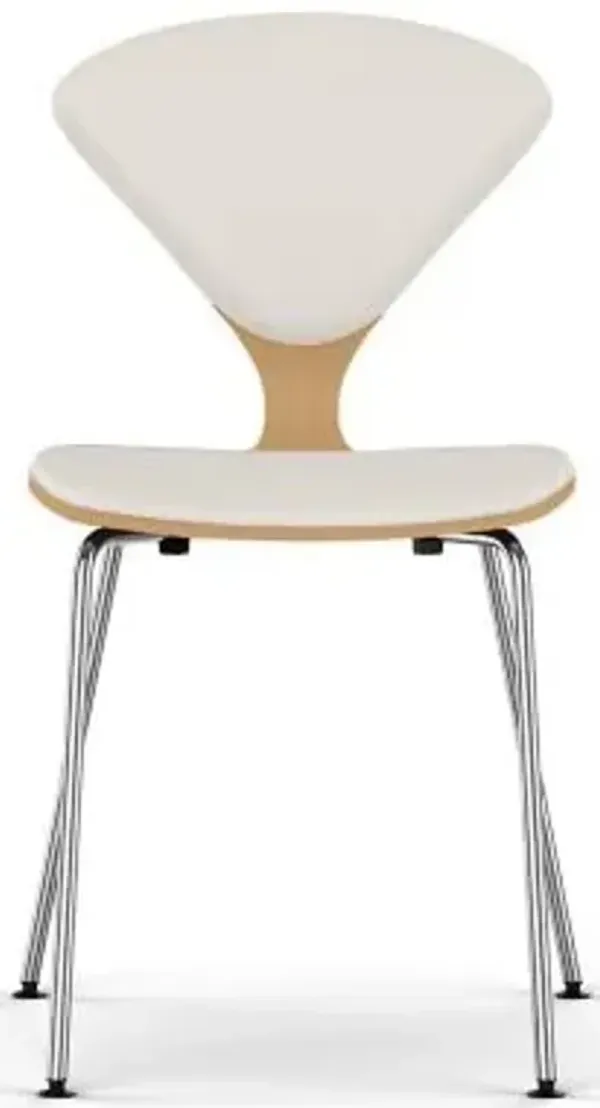 Cherner Seat and Back Upholstered Metal Base Chair