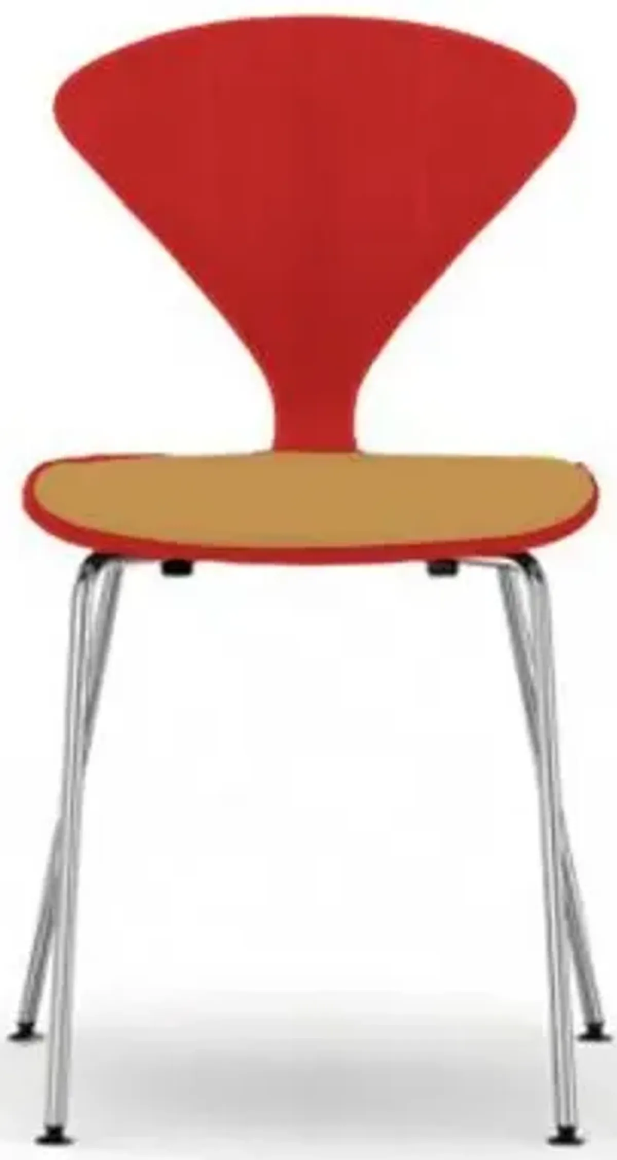 Cherner Metal Base Chair with Seat Pad