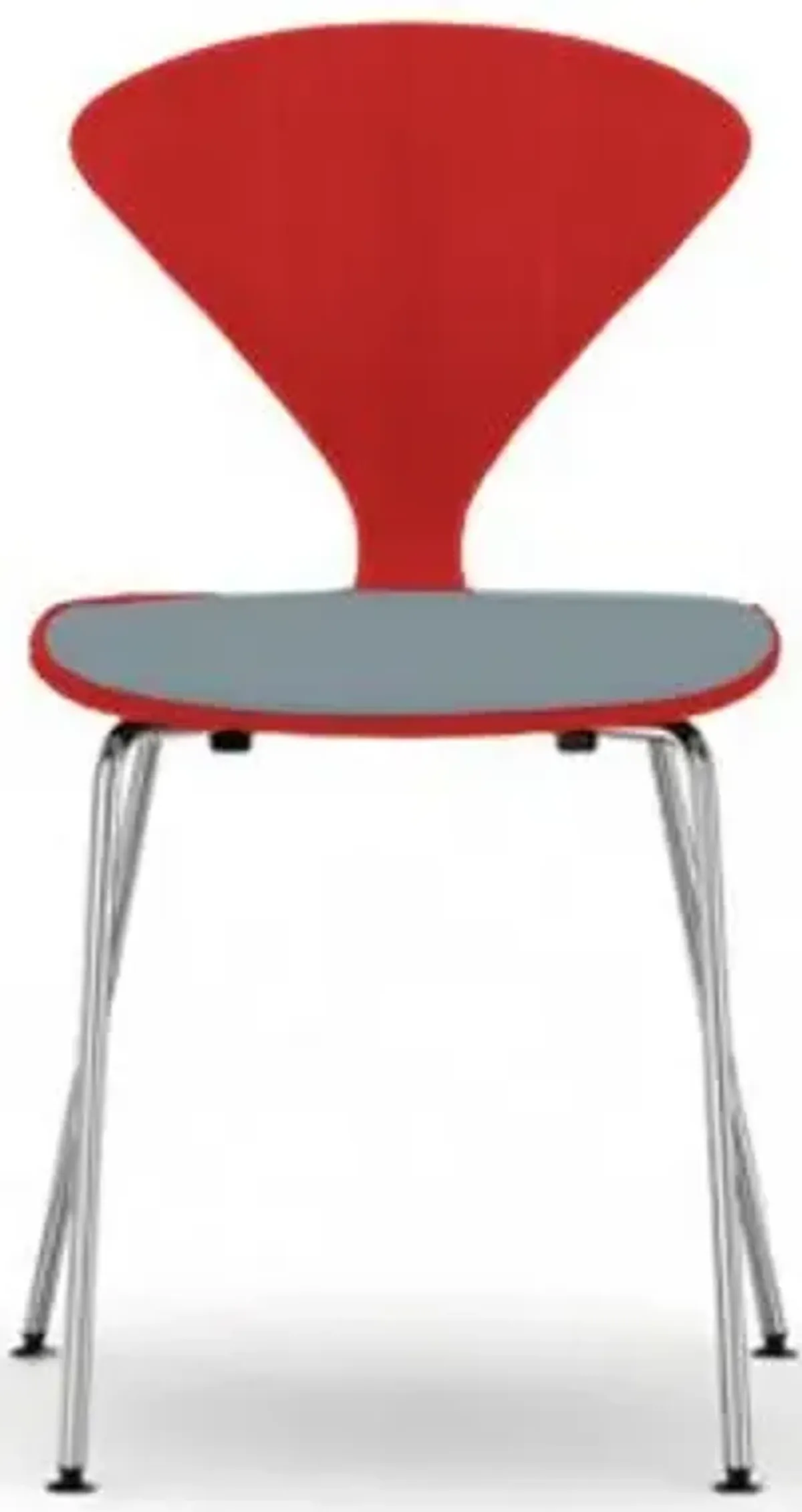 Cherner Metal Base Chair with Seat Pad
