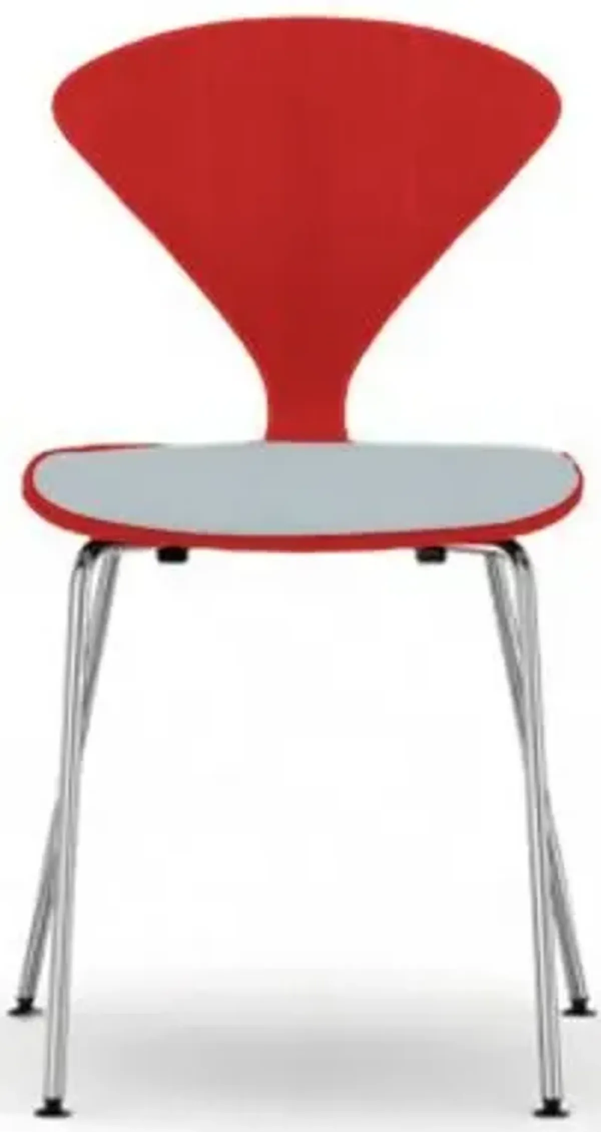 Cherner Metal Base Chair with Seat Pad