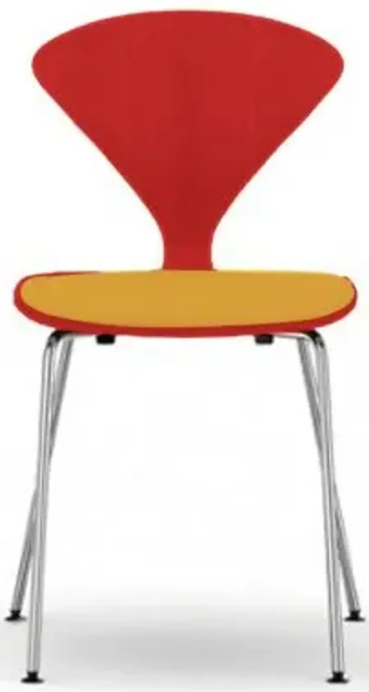 Cherner Metal Base Chair with Seat Pad