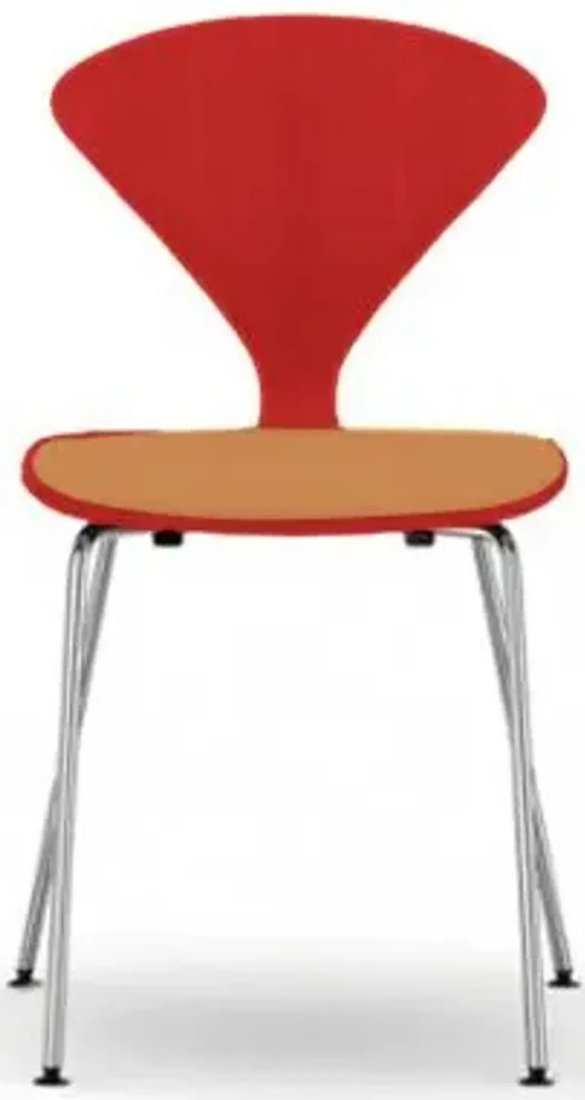 Cherner Metal Base Chair with Seat Pad