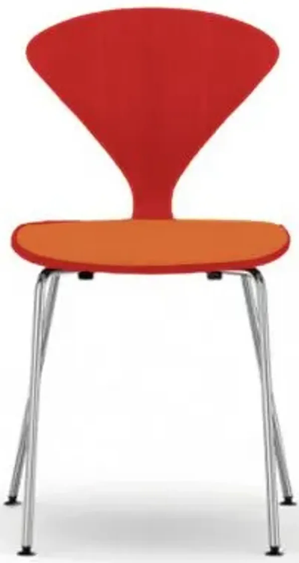 Cherner Metal Base Chair with Seat Pad