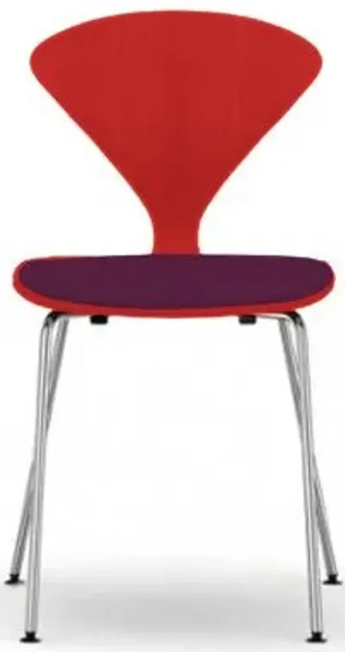 Cherner Metal Base Chair with Seat Pad