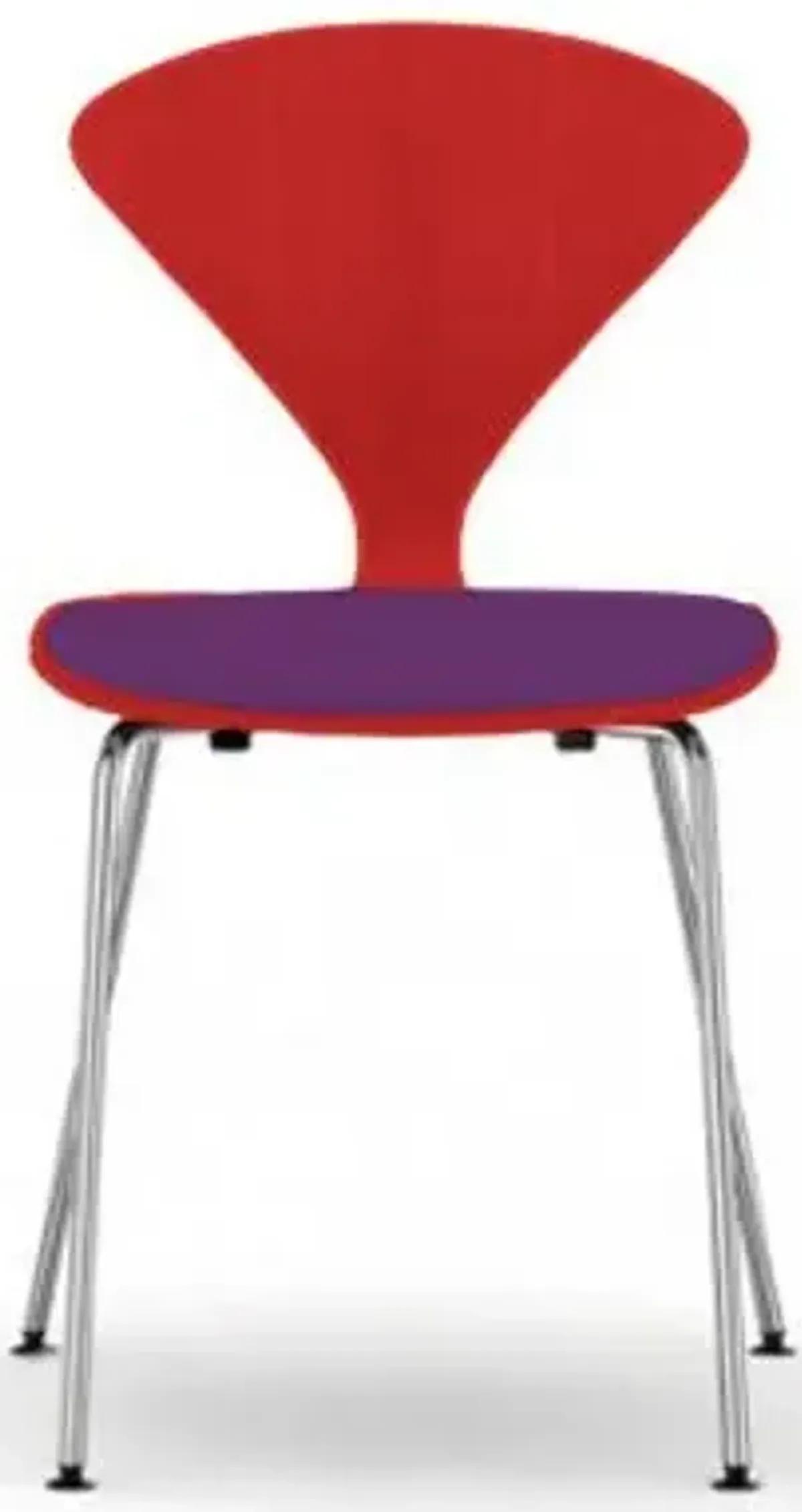 Cherner Metal Base Chair with Seat Pad