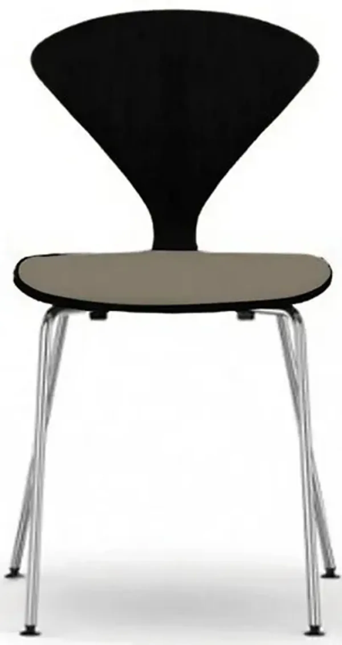 Cherner Metal Base Chair with Seat Pad