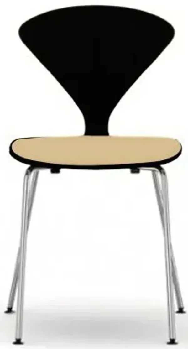 Cherner Metal Base Chair with Seat Pad
