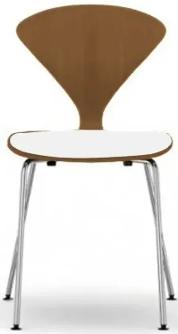 Cherner Metal Base Chair with Seat Pad