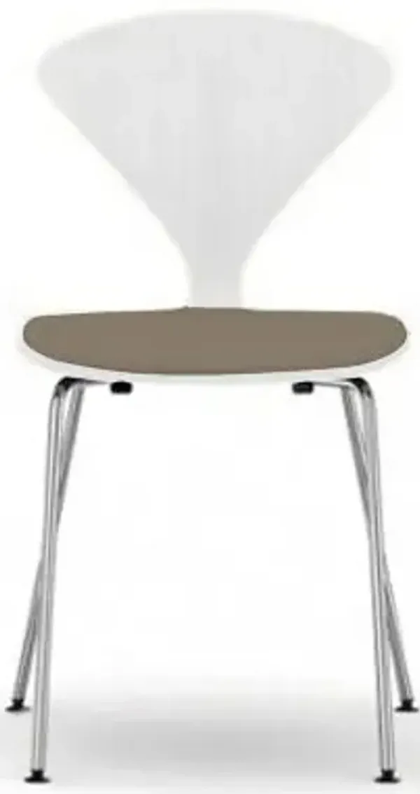 Cherner Metal Base Chair with Seat Pad