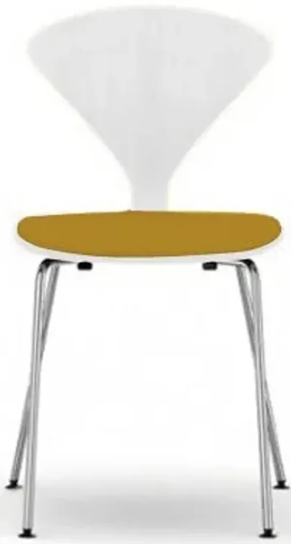 Cherner Metal Base Chair with Seat Pad