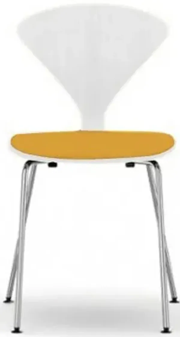 Cherner Metal Base Chair with Seat Pad