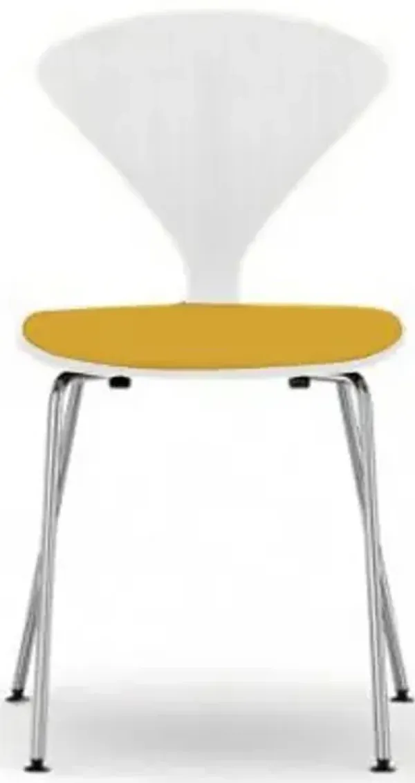 Cherner Metal Base Chair with Seat Pad