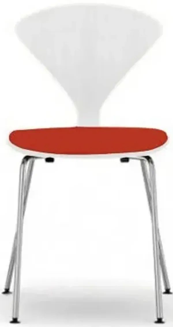 Cherner Metal Base Chair with Seat Pad