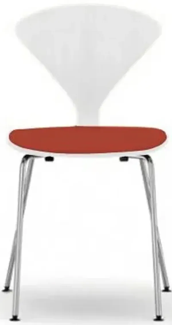 Cherner Metal Base Chair with Seat Pad