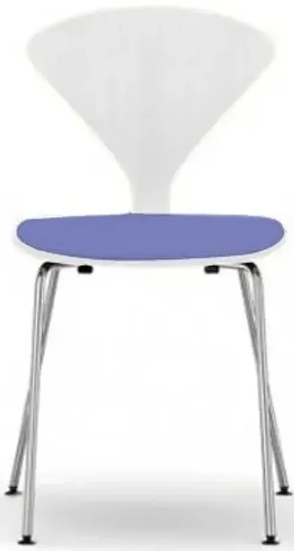 Cherner Metal Base Chair with Seat Pad