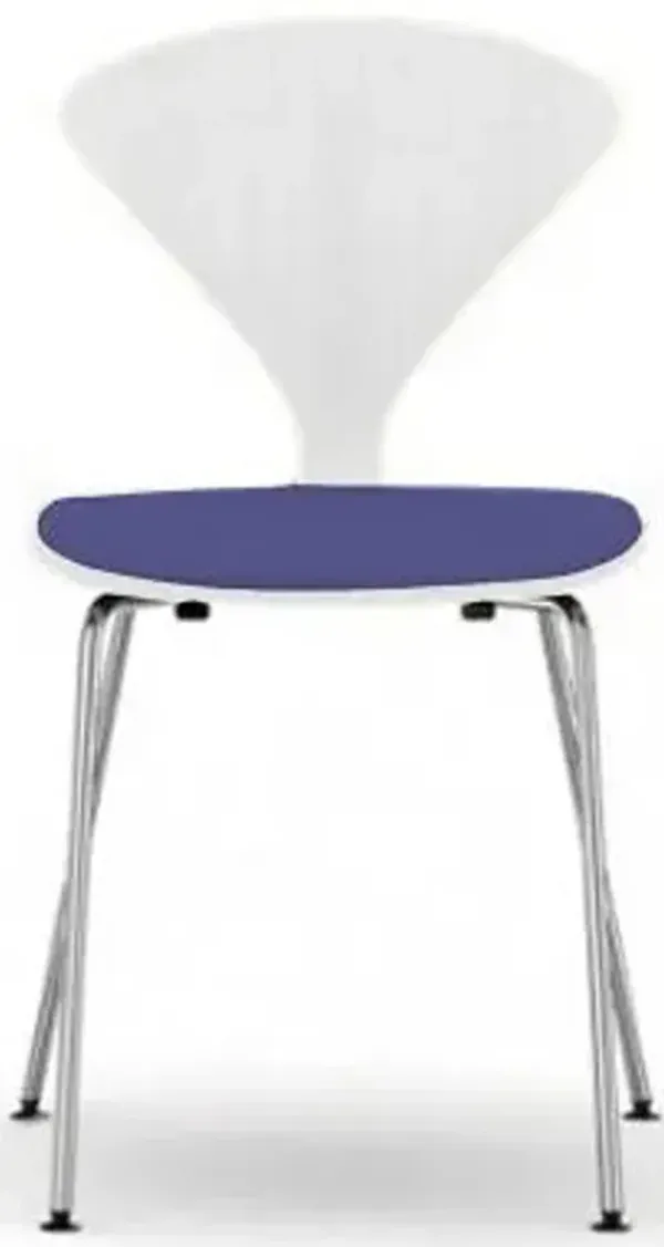 Cherner Metal Base Chair with Seat Pad
