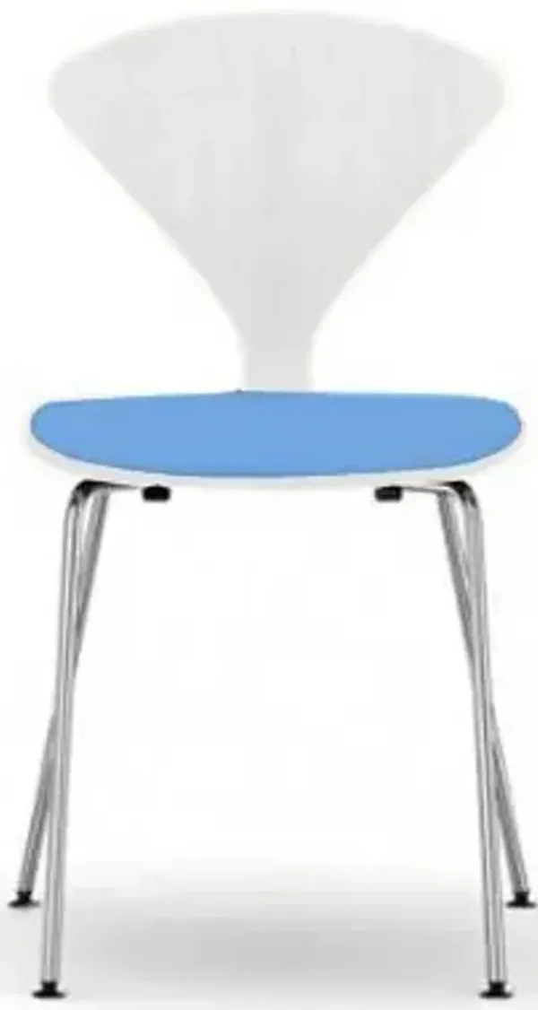 Cherner Metal Base Chair with Seat Pad