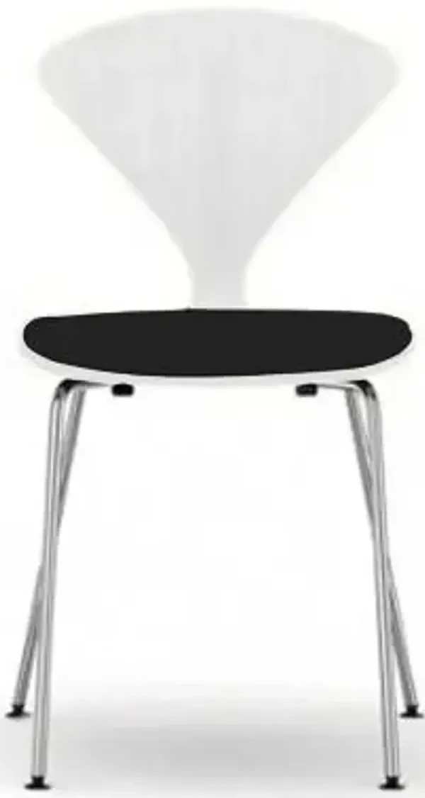 Cherner Metal Base Chair with Seat Pad