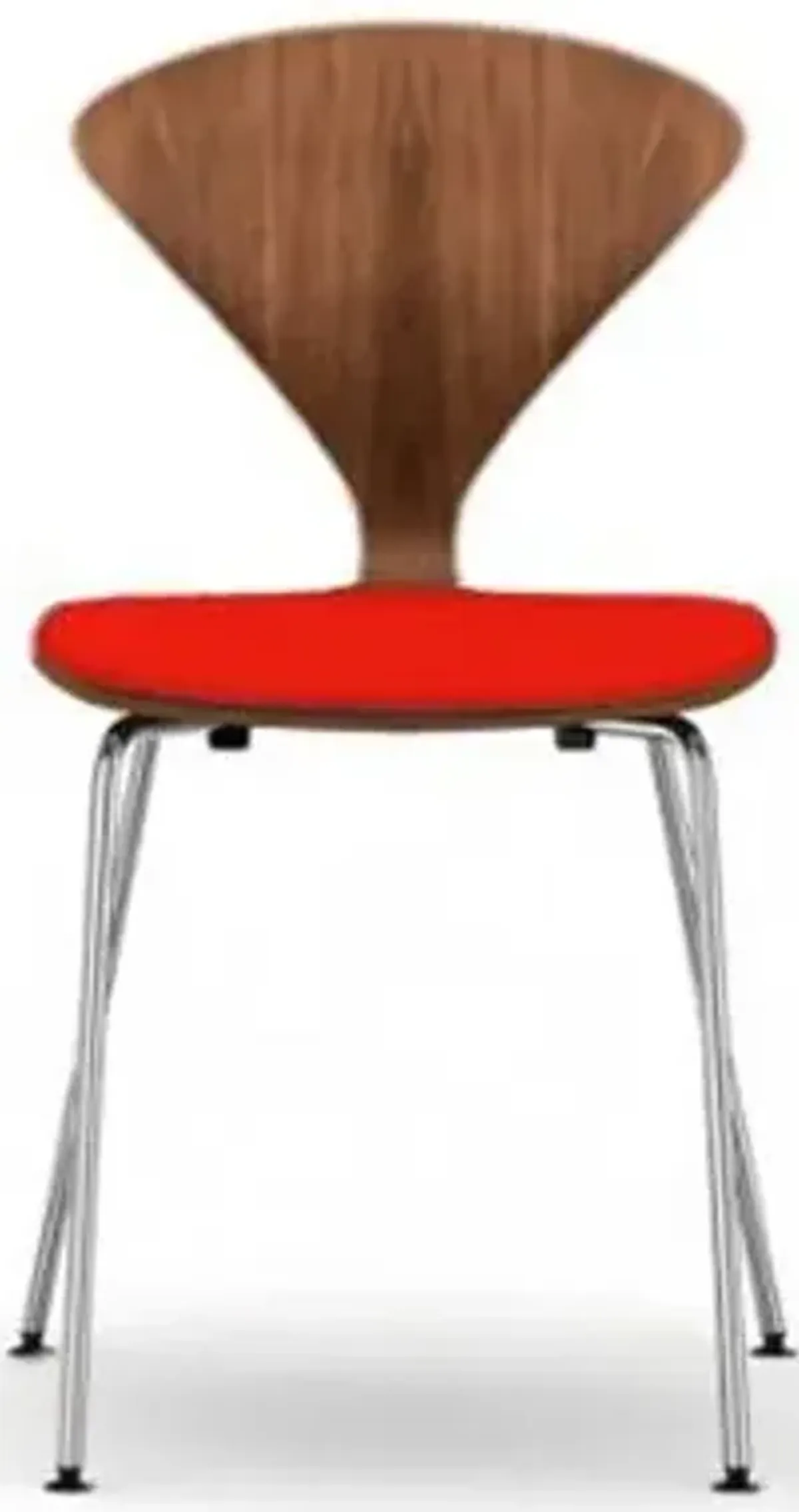 Cherner Metal Base Chair with Seat Pad