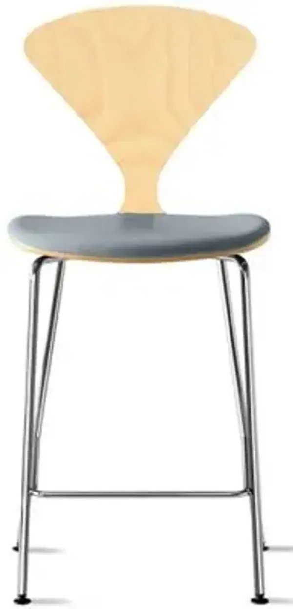 Cherner Metal Base Stool with Seat Pad
