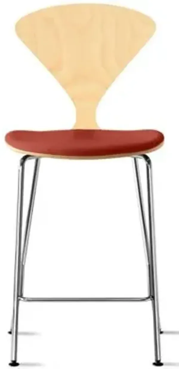 Cherner Metal Base Stool with Seat Pad