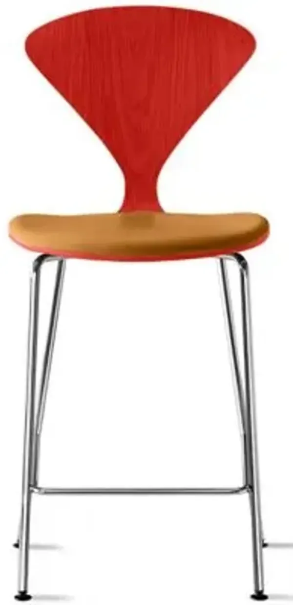 Cherner Metal Base Stool with Seat Pad