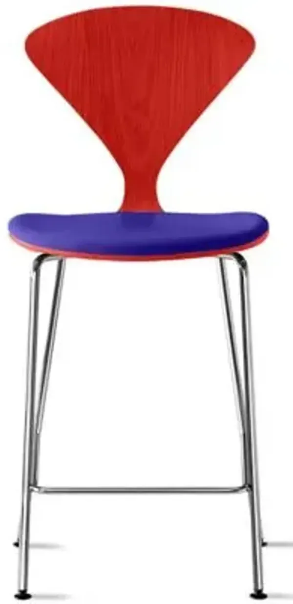 Cherner Metal Base Stool with Seat Pad