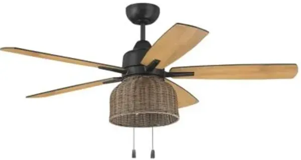 Woven Indoor/Outdoor Ceiling Fan