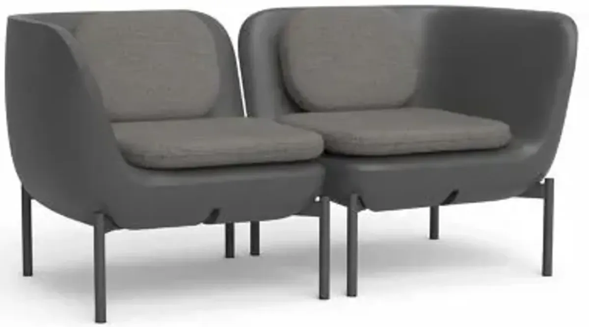 Inou Elements Modular 2 Seater Sectional Sofa