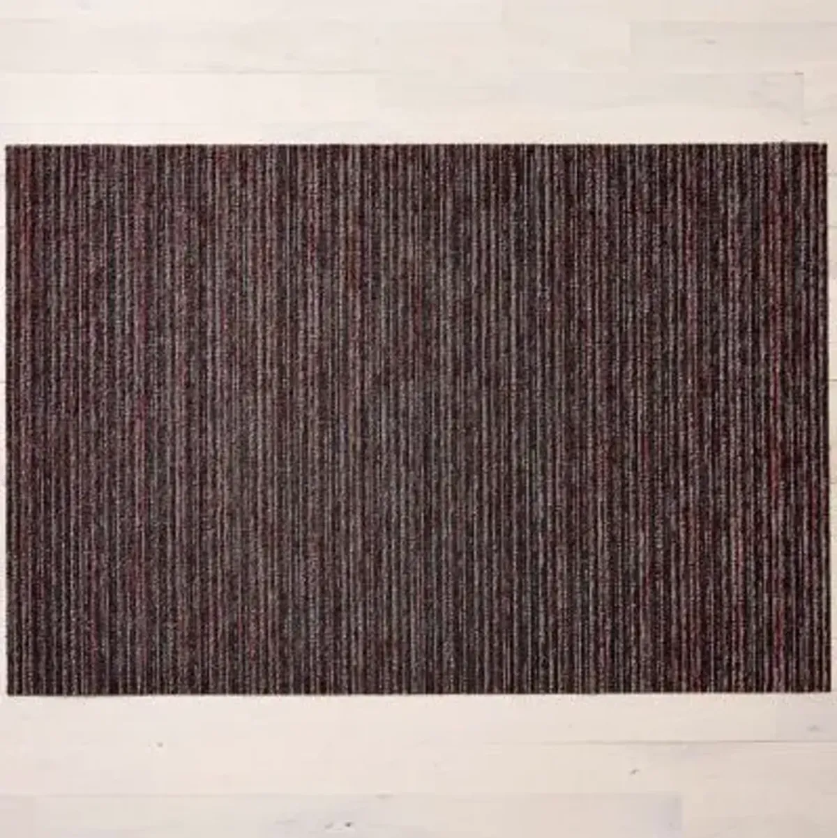 Skinny Stripe Shag Doormat