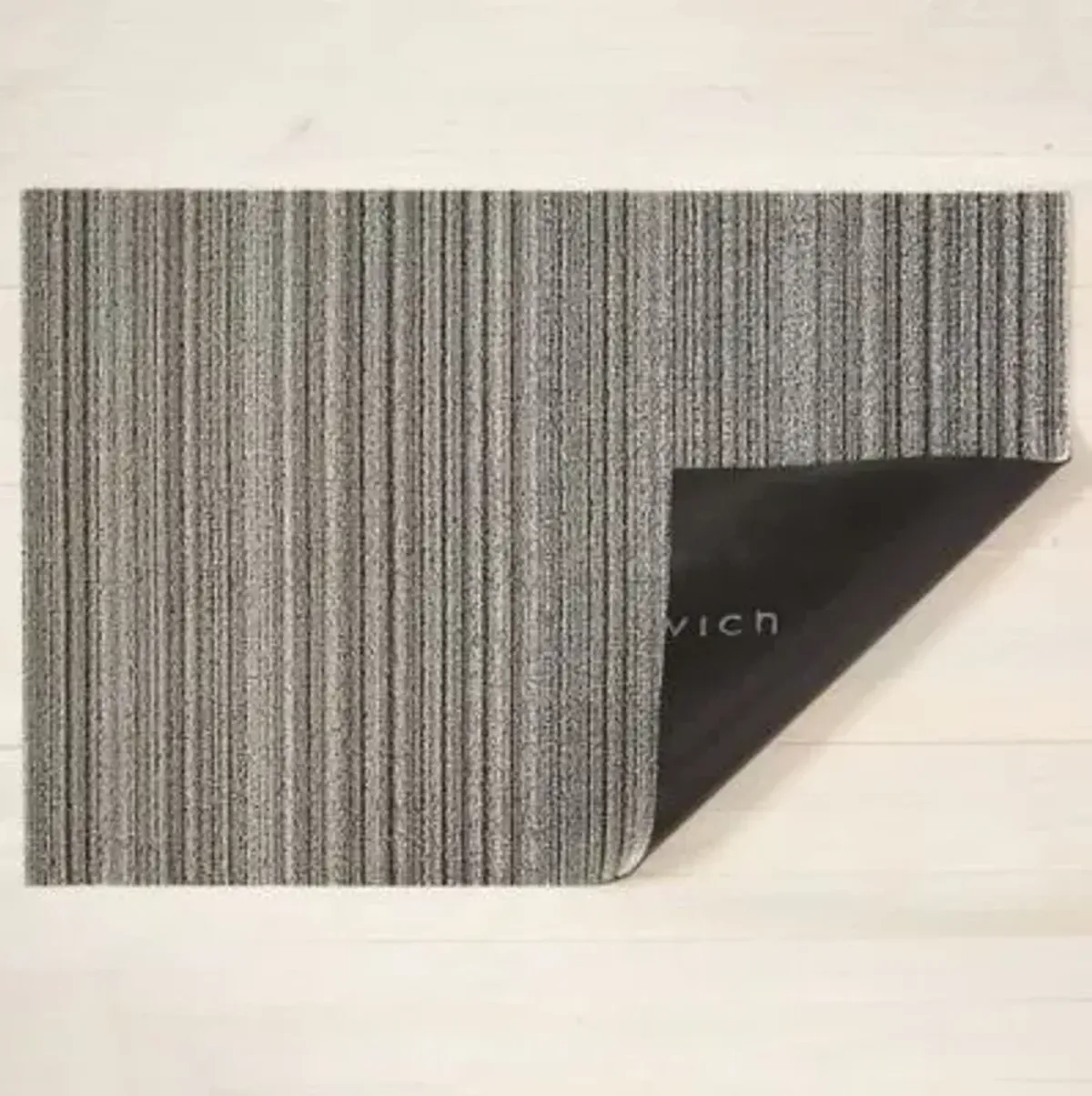 Skinny Stripe Shag Indoor/Outdoor Mat