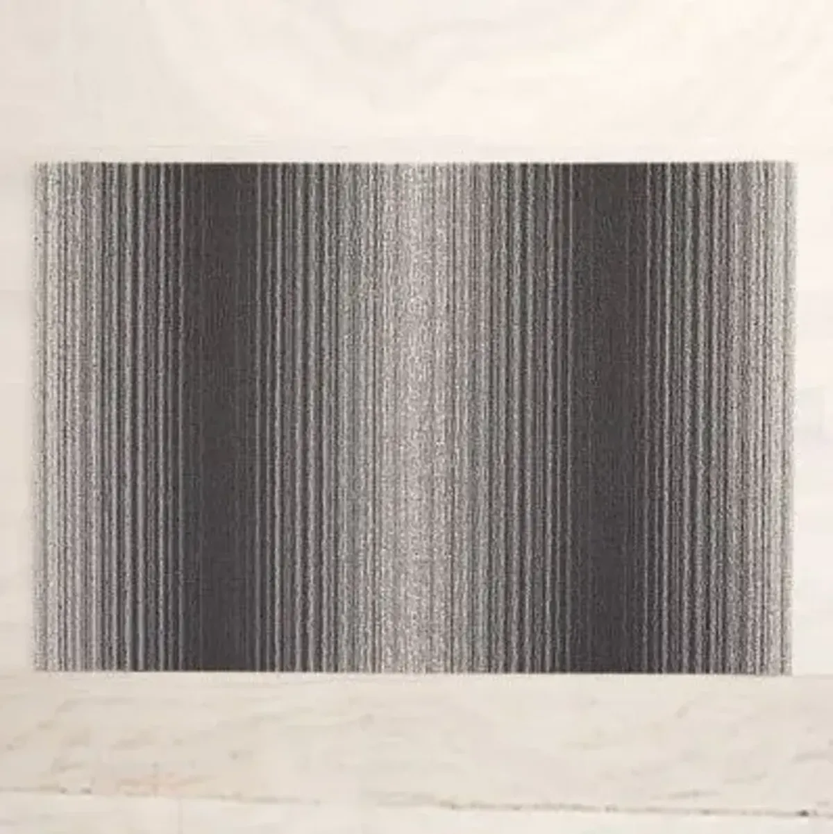 Fade Stripe Shag Floormat