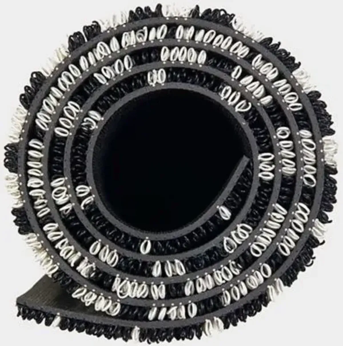 Domino Striped Shag Doormat