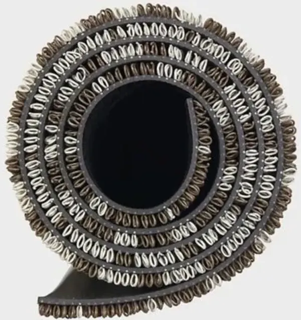 Domino Striped Shag Doormat