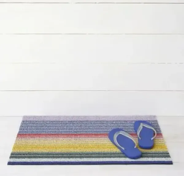 Pop Stripe Shag Doormat